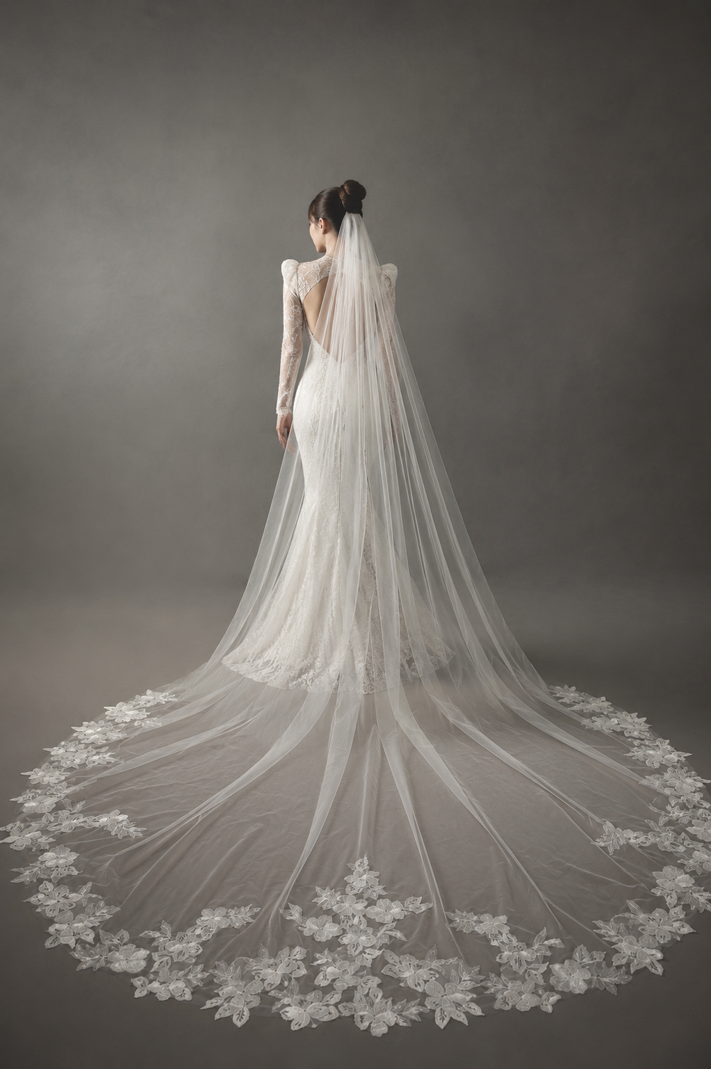 Vernal Lace Cathedral Wedding Veil
