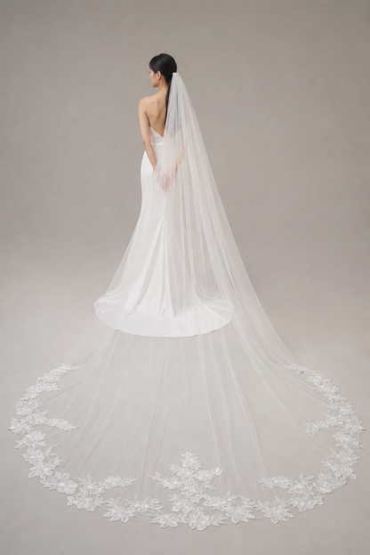 Vernal Lace Cathedral Wedding Veil