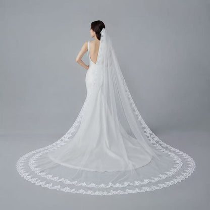 Double Halo Cathedral Wedding Veil