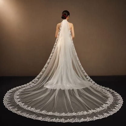 Double Halo Cathedral Wedding Veil