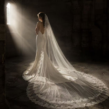 Double Halo Cathedral Wedding Veil