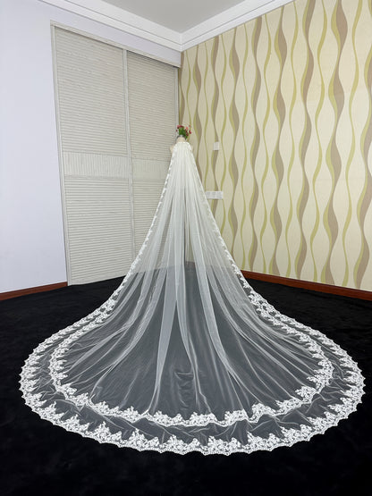 Double Halo Cathedral Wedding Veil