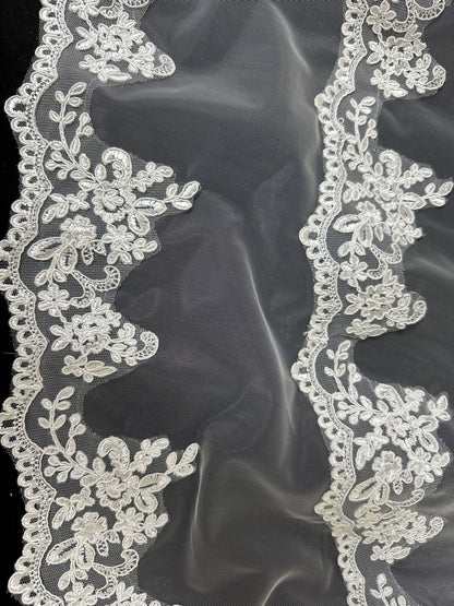 Double Halo Cathedral Wedding Veil