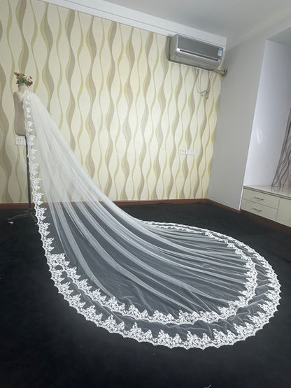 Double Halo Cathedral Wedding Veil